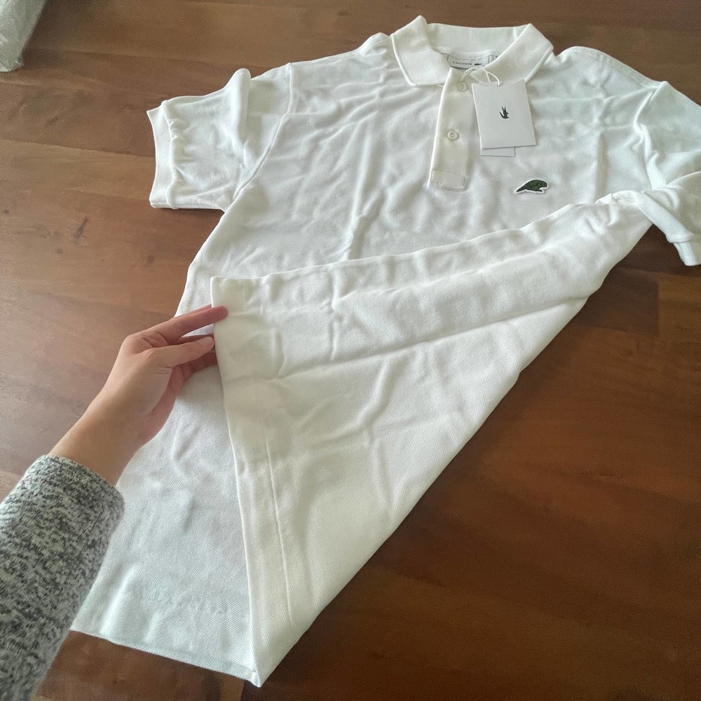 NEW Lacoste Save Our Species Limited Edition Iguana Medium White Polo Shirt - Picture 2 of 11